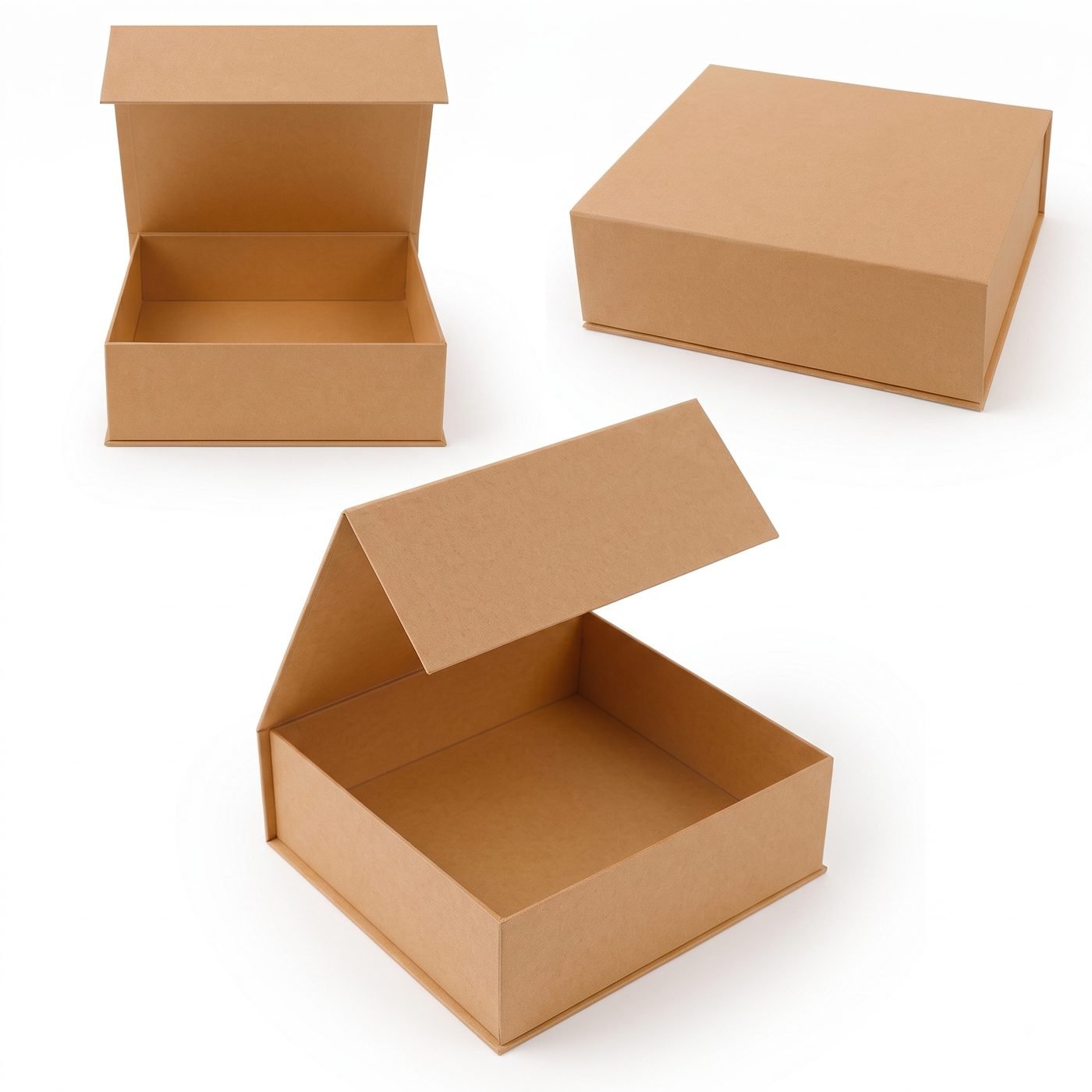 Caja con solapa imán